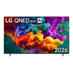 LG QNED evo AI MiniLED 75QNED86B6B 190,5 cm (75") 4K Ultra HD Nutiteleri funktsioon WiFi Must