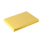 Eurofirany NOVA cotton satin sheet without rubber, 220X210 cm, color: mustard