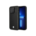 Case Case BMW BMHMP14X22RFGK iPhone 14 Pro Max 6.7" black/black Leather Diamond Pattern MagSafe