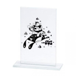 Tryumf Engraved glass trophy + paint filler