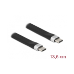 DeLOCK 85770 USB-kaabel USB 3.2 Gen 2 (3.1 Gen 2) 0,135 m USB C Must
