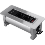 Spacetronik desktop socket with USB swivel Spacetronik SPS-O24S