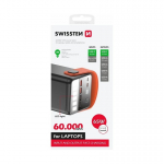 Swissten 22013943 akupank Liitiumpol&uuml;meer (LiPo) 60000 mAh Must