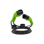 Qoltec 52472 elektris&otilde;iduki laadimiskaabel Must Type 2 5 m