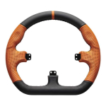 Asetek Asetek SimSports GT Rim - Closed D, Leder - orange