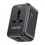 UNITEK P1120ABK01 elektripistiku adapter Universaalne Must