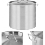 Royal Royal Catering Cooking pot with lid, stainless steel, for induction cooker, 50 L