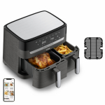Tefal Dual Easy Fry & Grill EY905B Kahekohaline 8,3 l Eraldiseisev 2700 W Kuuma&otilde;hu frit&uuml;&uuml;r Hall
