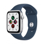 Watch Watch SE GPS 44mm Silver Aluminium Case with Sport Band Abyss Blue