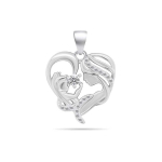 Brilio Brilio Silver Brilio Silver Beautiful silver pendant Madonna PT127W