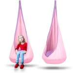 Neo-Sport Cocoon hanging chair, light pink