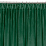 Homede Curtain color green style classic stripe transparent 10 cm velvet 400x270