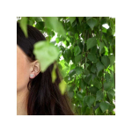 Beneto Silver heart earrings with real pearl AGUP1659PS