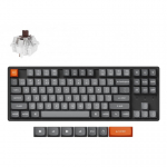 Keychron K8 Max klaviatuur Universaalne USB + RF Wireless + Bluetooth Must