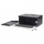 Digitus DN-49201-SET p&uuml;stik 4U Seinale monteeritav riiul Must