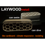 Lay Lay Filaments LayFilaments LAYWOODmeta5 plastikas - 1.75mm - 250g