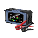 Qoltec Intelligent Microprocessor Charger 12V 24V 25A | Rectifier with Repair Function for AGM GEL SLA Batteries | LCD