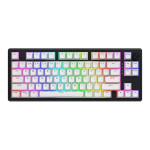 HATOR Skyfall 80 MAG ULTRA 8K klaviatuur M&auml;ngimine USB QWERTY Ameerika inglise keel Must, Valge