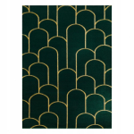 ESTEMA ESTEMA ARTDECO 2 v&auml;rvi matt roheline pudel 160x220 Hakano