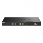 D-Link DGS-1530-28P/E v&otilde;rgul&uuml;liti Juhitav L2 Gigabit Ethernet (10/100/1000) Power over Ethernet tugi Must