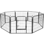 Modulaarne Modulaarne koerte aed, terasest aed, S suurus, 8 paneeli 80x60 cm, REBEL ANIMALS
