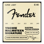Fender Yngwie Malmsteen kitaran keeled, nikeldatud teras, bullet-ots .008-.046