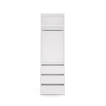 OPENO OPENO 1W1P3S WHITE Kapig &ndash; Modulaarkapid riidepuu ja 3 sahtliga
