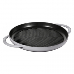 Staub grill pan induction round 30cm Graphite Grey
