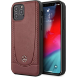 Mercedes Mercedes MEHCP12SARMBK Leather Urban Cover For Apple iPhone 12 M