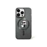 Karl Karl Lagerfeld Karl Lagerfeld KLHMN61HGKCNOK iPhone 11 / Xr 6.1" black/black hard case Karl&Choupette Glitter MagSafe
