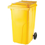 Container Container bucket for waste and garbage CERTIFICATES Europlast Austria - yellow 240L