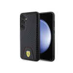 Case Case Ferrari FEHCS24MN3PUK S24+ S926 black/black hardcase Carbon Stitched Bottom