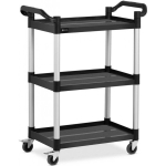 Royal Royal Catering Serving trolley, 3 plastic shelves, 63 x 40 cm, up to 90 kg
