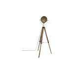 Home Home Decoration Spotlight Bronze, wooden, metal tripod lamp, floor lamp, industrial, spotlight, loft
