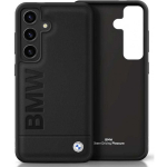 Case Case BMW Leather Big Wordmark for Samsung Galaxy S25+ black