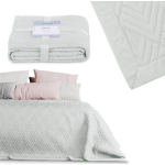AmeliaHome Bedding color light gray fabric type - textile microfiber 240x260