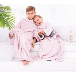 DecoKing Children's blanket lazykids powder pink 90 x 105 cm