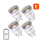 Gosund EP2 WiFi smart socket, 4 pieces (four-pack) 10A Tuya