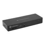 Conceptronic DONN30B s&uuml;learvuti dokk ja pordireplikaator Juhtmega &uuml;hendatud Thunderbolt 4 Must