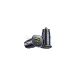 Baseus GoTrip 30W 12-24V USB-A + USB-C QC PD auto laadija, must