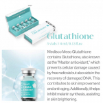 Medisco Meso Glutathione mikro-n&otilde;elumise mesoteraapia s&uuml;steem 5 x 4 ml
