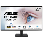 ASUS VA27AQ PC lamekuvar 68,6 cm (27") 2560 x 1440 pikslit Quad HD LCD Must