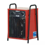 DEDRA DED9924 ruumisoojendi Punane 9000 W Konvektoriga elektriline k&uuml;tteseade