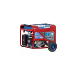 DEDRA DEGB6500K mootor-generaator 5000 W 25 l Bensiin Punane