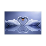 Beldizart Diamond painting kit Swans 50x80 cm AZ-210