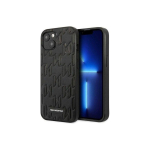 Case Case Karl Lagerfeld KLHCP13SMNMP1K iPhone 13 mini 5.4 inch Hard Case Black / Black Monogram Plate