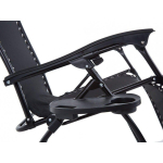 Garden Garden reclining armchair Relax black PATIO