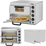 Electric Electric oven Professional double pizza oven 2 x 40cm 3000W 230V Royal Catering