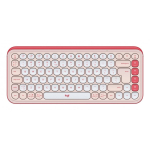 Logitech 920-013073 klaviatuur Universaalne Bluetooth QWERTY US rahvusvaheline Roosa, Valge