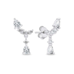 Brilio Brilio Silver Brilio Silver Charming silver earrings with zircons EA715W